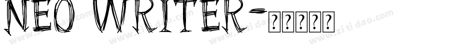 Neo Writer字体转换